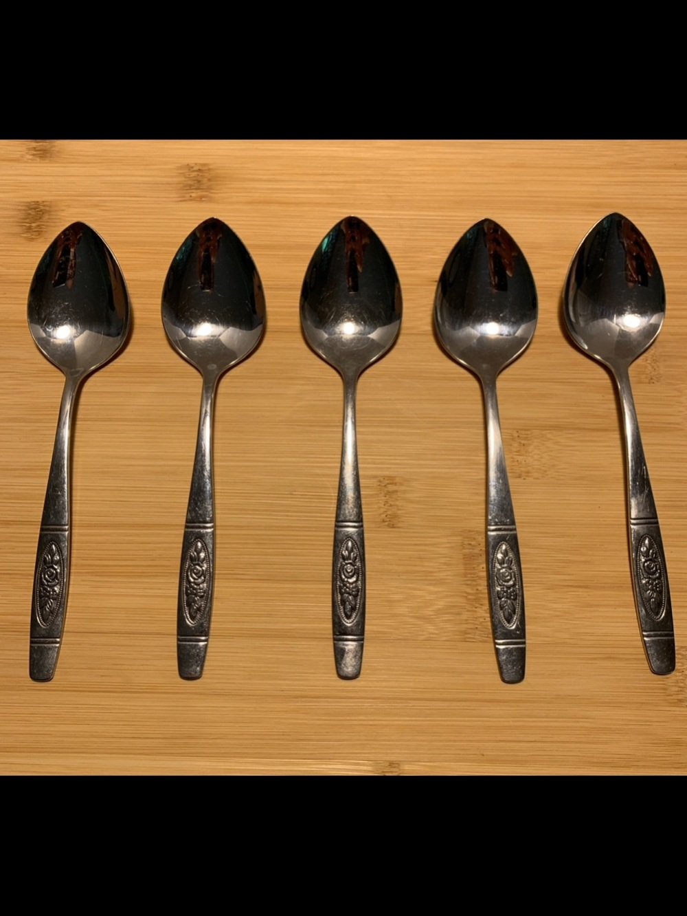 Oneida: Distinction Deluxe Stainless: Lot of 5 Table Spoons